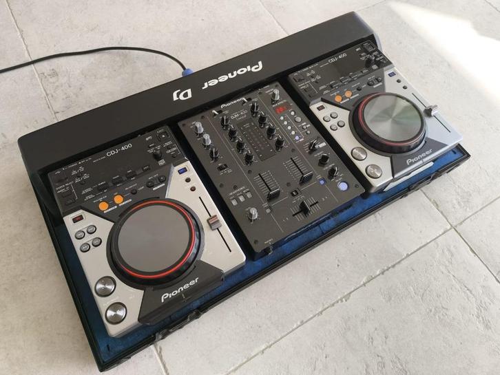 2 x Pioneer Cdj 400 + Djm 400 LIMITED EDITION + Flightcase, Audio, Tv en Foto, Karaoke-apparatuur, Nieuw, Speler, Ophalen of Verzenden