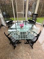 Tuinset meubel, Tuin en Terras, Ophalen, Overige materialen, Gebruikt, 6 zitplaatsen