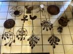 Lot vintage oude gietijzeren tuinornamenten, alles 40 euro, Ophalen of Verzenden