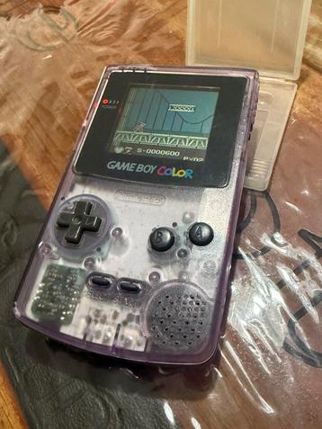 Nintendo Game Boy Color avec boîte d’origine 7 jeux rare beschikbaar voor biedingen