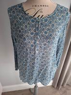 Licht blousje Jeff maat 36, Kleding | Dames, Ophalen of Verzenden, Zo goed als nieuw, Maat 36 (S), Blauw