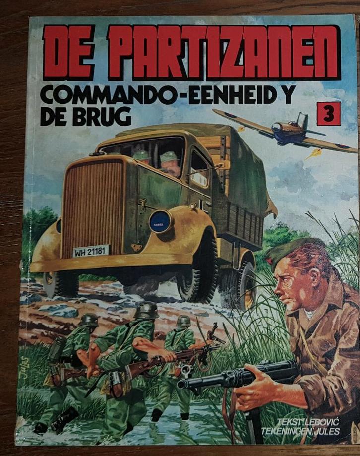 de partizanen strip nr3, Boeken, Stripverhalen, Gelezen, Eén stripboek, Ophalen of Verzenden