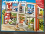 Playmobil ziekenhuis, ambulance en traumahelicopter, Kinderen en Baby's, Speelgoed | Playmobil, Ophalen, Zo goed als nieuw, Complete set