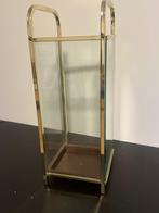 Vintage Gouden Paraplubak – Hollywood Regency, Ophalen of Verzenden, Zo goed als nieuw, Metaal
