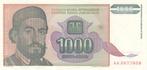 JOEGOSLAVIË 1000 Dinara 1994 UNC p140, Ophalen of Verzenden, Joegoslavië, Los biljet