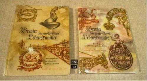 2 Beautiful Old Books Brevier fur Motorisierte Lebenskunstle, Antiquités & Art, Antiquités | Livres & Manuscrits, Enlèvement ou Envoi