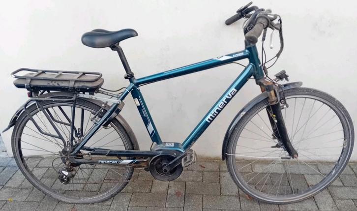 Herenfiets electrisch Minerva E-power 28inch 7speed 54cm 🚲, Fietsen en Brommers, Elektrische fietsen, Gebruikt, Overige merken