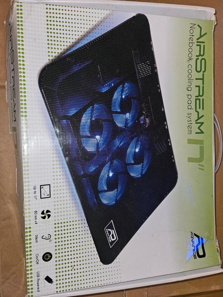 ADVANCE AirStream 17", Computers en Software, Computerkoelers, Ophalen