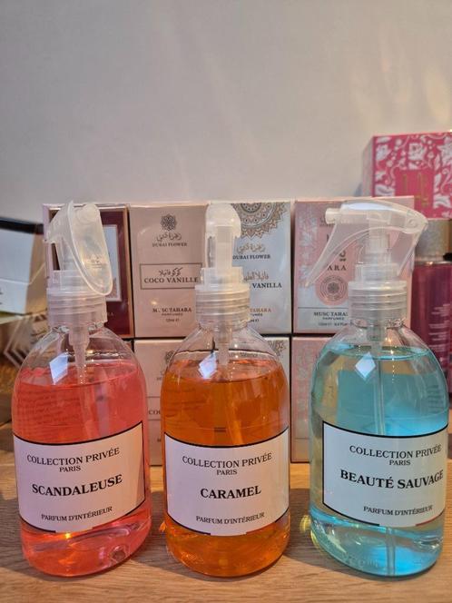 Lot de 3 Parfum d'intérieur / Spray textile 250ml /, Handtassen en Accessoires, Uiterlijk | Parfum, Nieuw, Ophalen of Verzenden