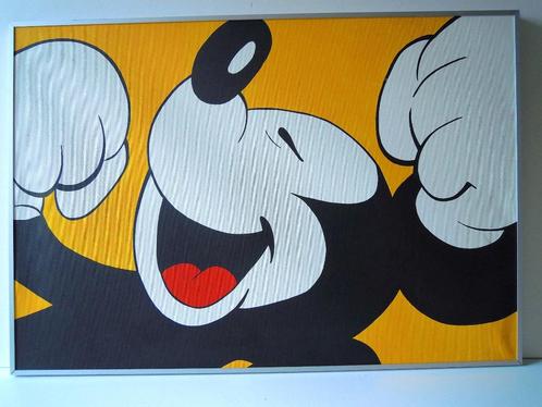 XXL Bulderlachende Mickey Mouse, Huis en Inrichting, Woonaccessoires | Wanddecoraties, Gebruikt, Ophalen