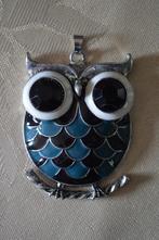 Hanger uil zwart blauw, Overige materialen, Overige kleuren, Ophalen of Verzenden, Zo goed als nieuw