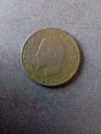 Koperen Franse munt, 5 centimes, 1854, Postzegels en Munten, Ophalen
