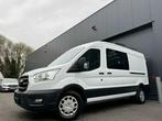 Ford transit dubbel cabine - 6zit - 2022 - 149dkm - automaat, Auto's, Ford, Automaat, Stof, Euro 6, Wit