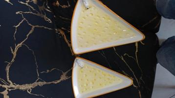 Vintage 5-delige kaasset met kleine muisjes beschikbaar voor biedingen