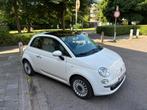 Fiat 500 1.2 benz 32000km 2013 garantie!, Auto's, Stof, USB, 4 cilinders, Wit