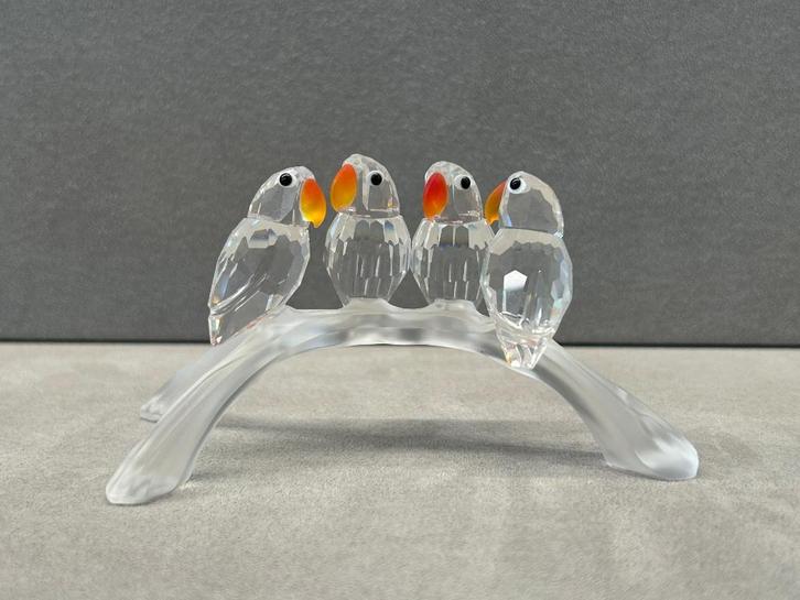 Swarovski Dwergpapegaaien, Verzamelen, Swarovski, Nieuw, Figuurtje, Ophalen of Verzenden
