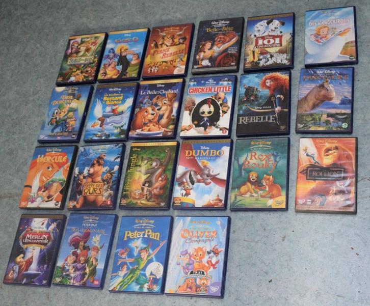 lot 22 DVD DISNEY tekenfilm voor kinderen, Cd's en Dvd's, Dvd's | Tekenfilms en Animatie, Gebruikt, Tekenfilm, Ophalen of Verzenden