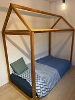 Huisjesbed 90x200cm Bedhuisje, Ophalen, 85 tot 100 cm, Gebruikt, Lattenbodem