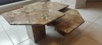 Set van 3 vintage salontafels in marmer, Huis en Inrichting, Tafels | Salontafels, Ophalen, Zo goed als nieuw, Overige materialen