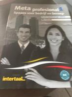 STUDIEBOEK META PROFESIONAL 1 WERKBOEK SPAANS, Ophalen of Verzenden, Nieuw, Hoger Onderwijs, Intertaal