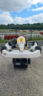 Tony kart met zeer snelle rotax, Sport en Fitness, Karting, Ophalen, Zo goed als nieuw, Kart