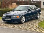 Bmw e36 325i  4 deurs  airco ( oldtimer ) Atlantisblau, Auto's, BMW, Bedrijf, Te koop