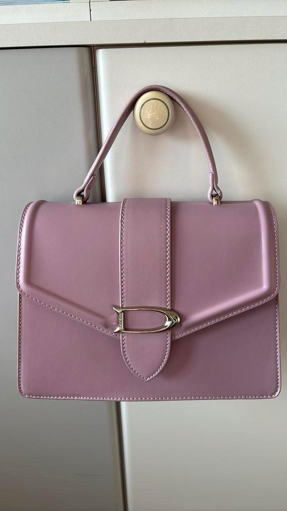 Paarse Handtas - David Jones, Handtassen en Accessoires, Tassen | Damestassen, Gebruikt, Handtas, Ophalen