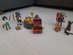 Playmobil piratenschat + piratenkapitein, Kinderen en Baby's, Speelgoed | Playmobil, Ophalen, Zo goed als nieuw, Complete set