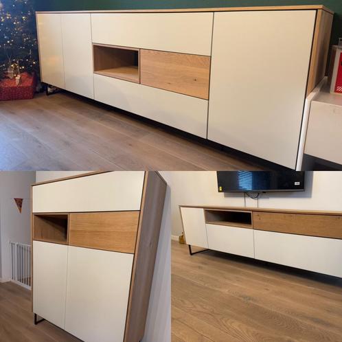 Xooon meubelen 3 stuks + salontafel, Huis en Inrichting, Kasten | Dressoirs, Zo goed als nieuw, 200 cm of meer, 25 tot 50 cm, Met lade(s)
