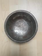 Antieke stevige tinnen schaal — GASA stempel — 19e eeuw, Antiek en Kunst, Antiek | Tin, Ophalen
