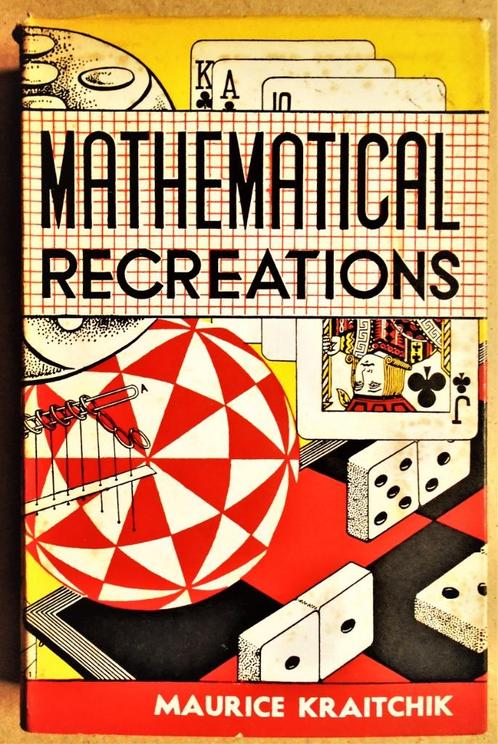 Mathematical Recreations[1960] - Maurice Kraitchik/1882-1957, Hobby en Vrije tijd, Denksport en Puzzels, Gebruikt, Overige typen