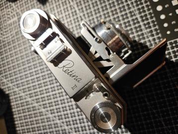 twee kodak retina ii, iic. rangefinder camera.  beschikbaar voor biedingen