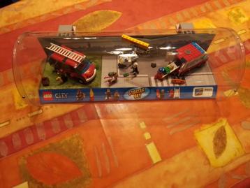 présentoir Lego pour les pompiers, Enlèvement ou Envoi, Comme neuf, Briques en vrac, Lego