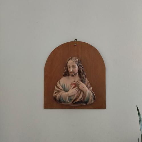 Heilig Hart, Jezus, Antiek en Kunst, Antiek | Religieuze voorwerpen, Ophalen of Verzenden