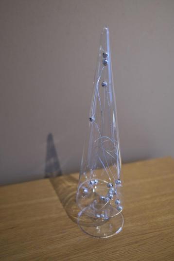Jolie décoration sapin de Noël verre et métal, Enlèvement ou Envoi