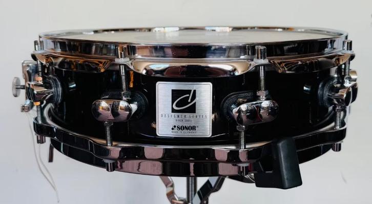 Sonor Designer 14x4 Snare Birch met tas, Muziek en Instrumenten, Drumstellen en Slagwerk, Zo goed als nieuw, Sonor, Ophalen of Verzenden
