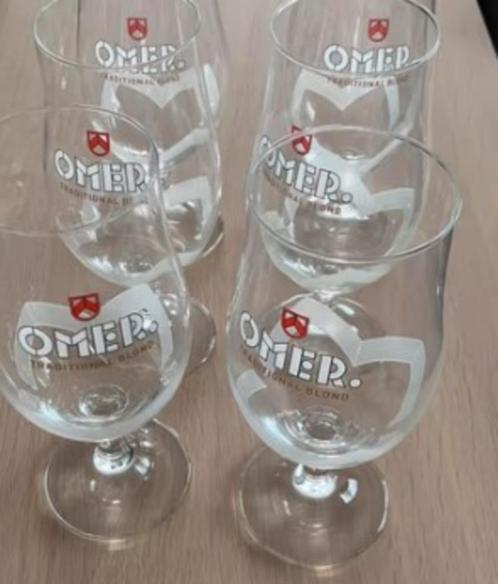10 OMER BIERGLAZEN à 2€ STUK - VANDERGINSTE BROUWERIJ, Verzamelen, Biermerken, Zo goed als nieuw, Glas of Glazen, Overige merken