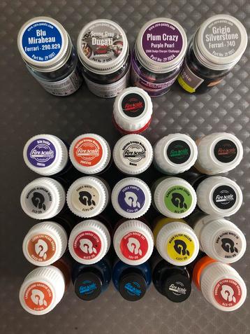 Lot Fire Scale Modeler, Zeropaints & Gravity Colors lakverf beschikbaar voor biedingen