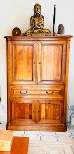 Mooie massieve kerselaar tv meubel, Antiek en Kunst, Ophalen