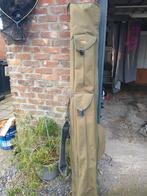 Karperhengels + foudraal, Watersport en Boten, Hengelsport | Algemeen, Ophalen, Gebruikt, Werphengel