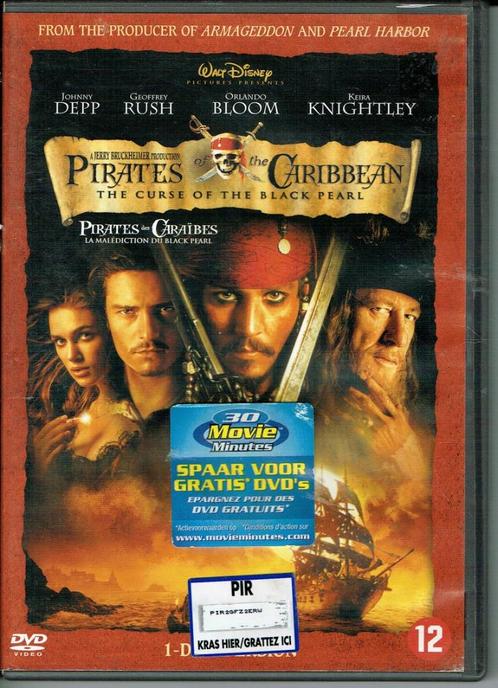 Pirates des Caraïbes, La Malédiction du Black Pearl (2003), CD & DVD, DVD | Action, Utilisé, Action, À partir de 12 ans, Enlèvement ou Envoi