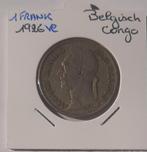 Belgisch Congo 1 frank 1926 Vl, Postzegels en Munten, Munten | België, Verzenden