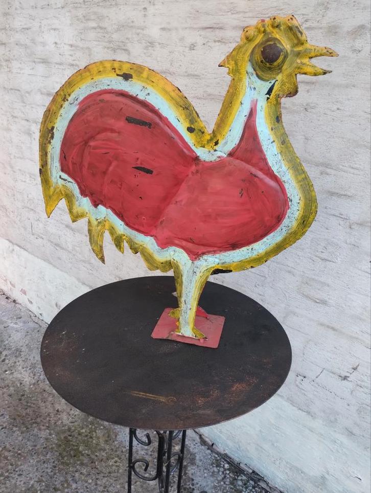 Statue de jardin... en métal... 60x60cm..., Jardin & Terrasse, Décoration murale de jardin, Enlèvement ou Envoi