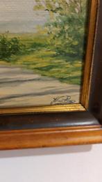 Olieverf op doek. 25 op 30.gesigneerd, Antiek en Kunst, Ophalen