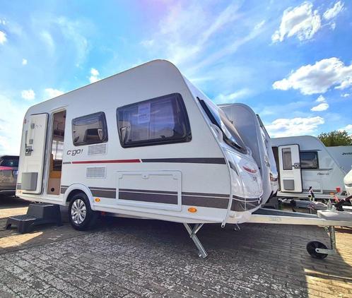 Dethleffs C'Go 415 QL – Comfort en Veelzijdigheid., Caravans en Kamperen, Caravans, Bedrijf, tot en met 4, 750 - 1000 kg, Treinzit