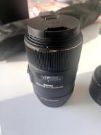 Sigma lens 105mm F/2.8 EX DG Macro Canon EF, Audio, Tv en Foto, Foto | Lenzen en Objectieven, Ophalen of Verzenden, Zo goed als nieuw