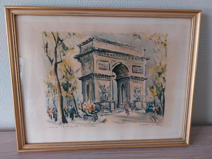 Tekening van Marius Girard, Antiek en Kunst, Kunst | Schilderijen | Klassiek, Ophalen of Verzenden