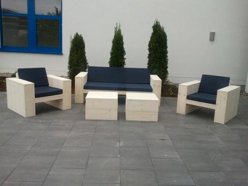Hoeksalon steigerhout u bank u vorm loungebank tuinmeubelen, Tuin en Terras, Tuinbanken, Hout, Ophalen of Verzenden