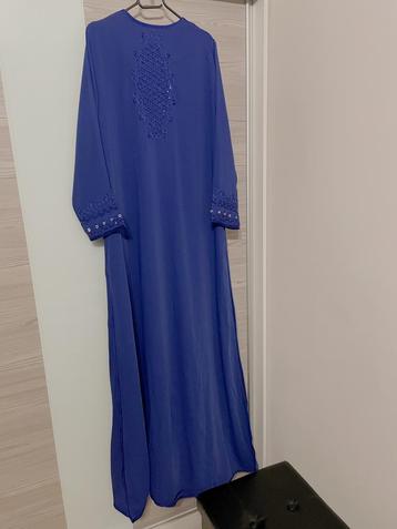 Vend caftan bleu, Enlèvement ou Envoi, Porté, Bleu