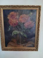 Klassiek bloemenschilderij in sierlijke lijst, Ophalen